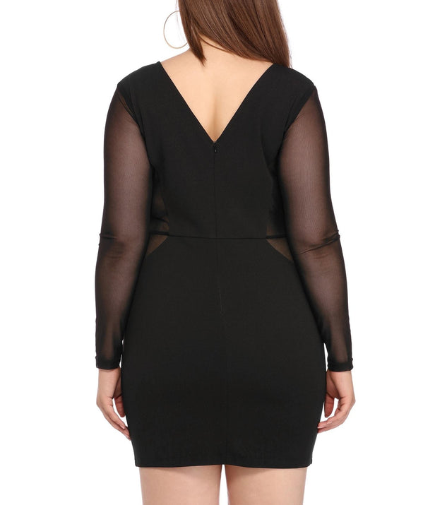 Plus Mesh Applique Bodycon for 2022 festival outfits, festival dress, outfits for raves, concert outfits, and/or club outfits