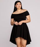 Plus All The Rage Skater Dress creates the perfect summer wedding guest dress or cocktail party dresss with stylish details in the latest trends for 2023!