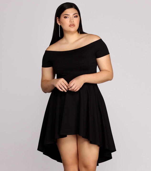 Plus All The Rage Skater Dress creates the perfect summer wedding guest dress or cocktail party dresss with stylish details in the latest trends for 2023!