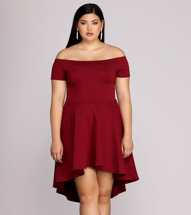 Plus All The Rage Skater Dress Windsor