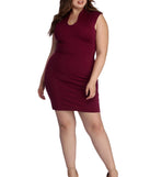 Plus Classic Midi Dress
