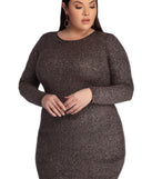 Plus Glitter Goddess Mini Dress is a gorgeous pick as your 2023 prom dress or formal gown for wedding guest, spring bridesmaid, or army ball attire!