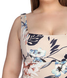Plus The Floral Treatment Dress creates the perfect spring wedding guest dress or cocktail attire with stylish details in the latest trends for 2023!