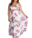 Plus Chiffon Beauty Maxi Dress is a stunning choice for a bridesmaid dress or maid of honor dress, and to feel beautiful at Homecoming 2023, fall or winter weddings, formals, & military balls!