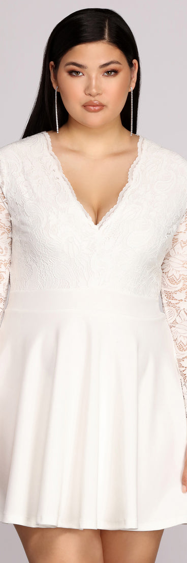 Plus La La Lace Dress