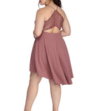 Plus Swept Off Your Feet High-Low Dress is a stunning choice for a bridesmaid dress or maid of honor dress, and to feel beautiful at Homecoming 2023, fall or winter weddings, formals, & military balls!