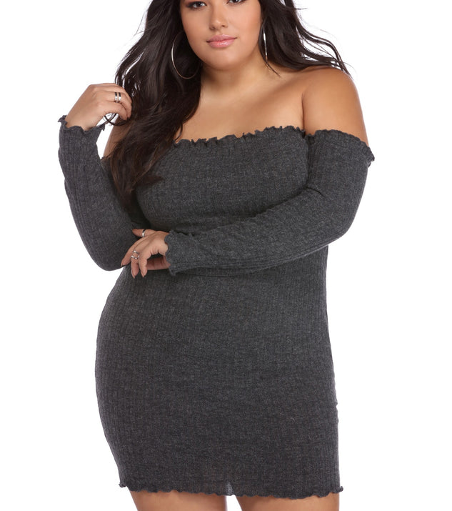 Plus Knitty Gritty Dress