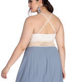 Plus Crochet In Color Dress for 2022 festival outfits, festival dress, outfits for raves, concert outfits, and/or club outfits