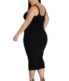 Plus Basic Essentials Midi Dress