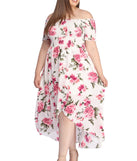 Plus Flowy Floral Maxi Dress