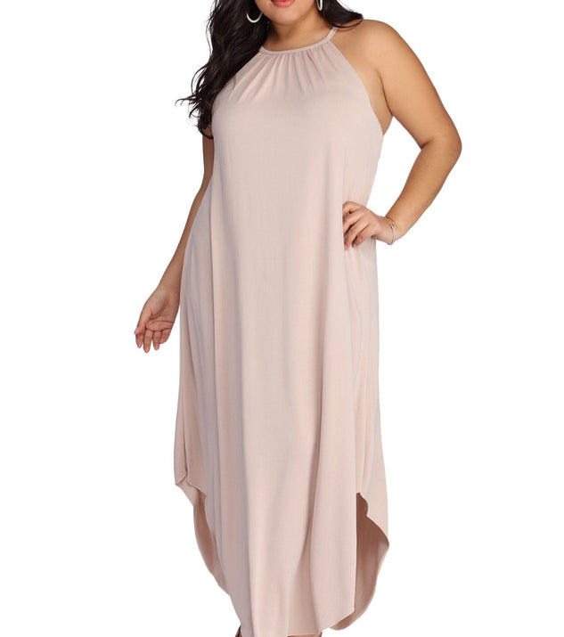 Plus Casual In Knit Maxi Dress for 2022 festival outfits, festival dress, outfits for raves, concert outfits, and/or club outfits