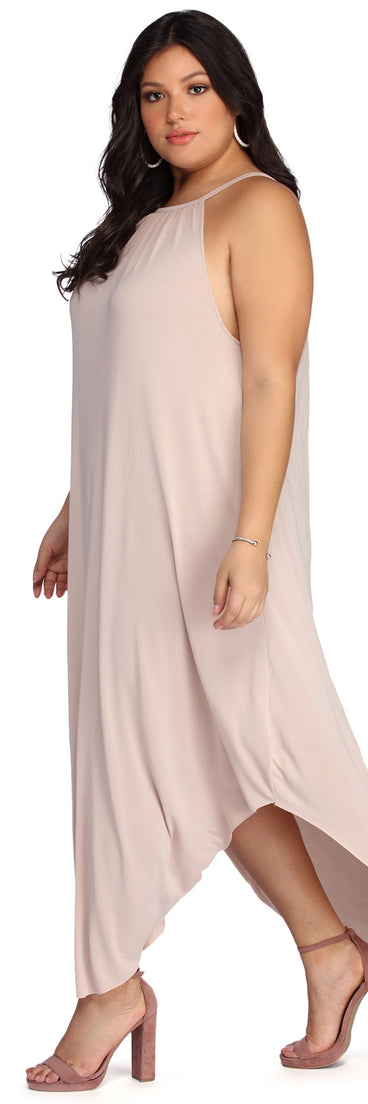 Plus Casual In Knit Maxi Dress for 2022 festival outfits, festival dress, outfits for raves, concert outfits, and/or club outfits