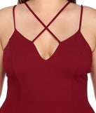 Plus Sweetheart Cross Bodycon